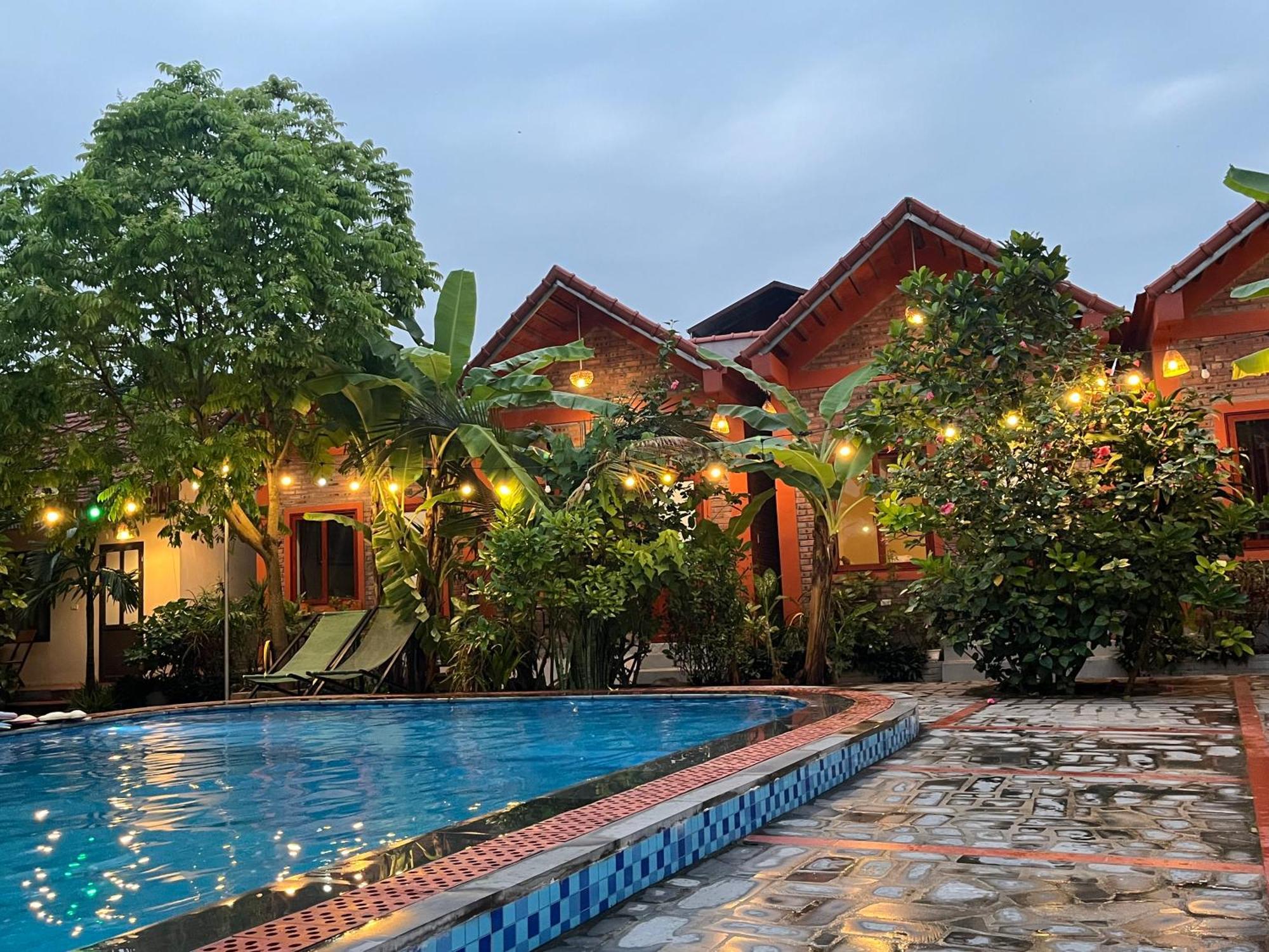 Trang An Garden Bungalow นิญบิ่ญ ภายนอก รูปภาพ